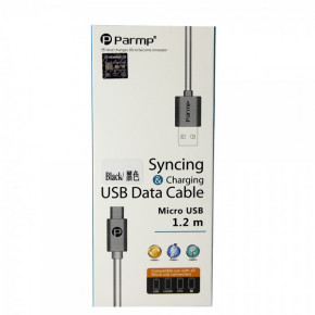  Parmp Syncing Micro USB (1.2m) Black (BS-000043495) 3