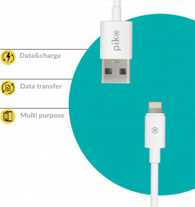  Piko CB-UL12 USB-Lightning 2 White (1283126493867) 3