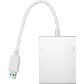  PowerPlant USB 3.0 - HDMI - DVI - VGA - RJ45 Gigabit Ethernet 0.15   (CA912087)