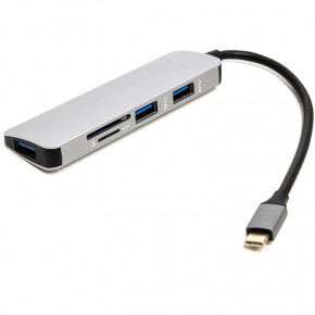  PowerPlant USB Type-C - 3*USB 3.0 Ports + TF/SD Card Reader                              