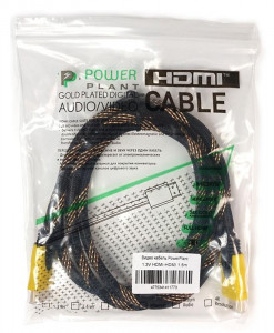  PowerPlant HDMI-HDMI v1.3 1.5m Black (KD00AS1177)