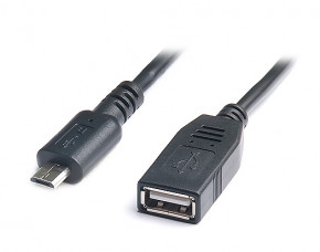  MicroUSB-OTG REAL-EL 0.1m Black (EL123500014)