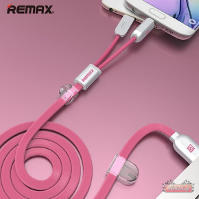 MicroUSB  2-in-1 Combo Gemini 1 pink Remax 302603 7