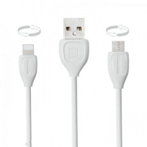  21 Micro USB+Lightning Remax Lesu RC-050t |2M| white