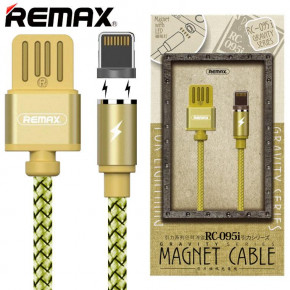 USB  Remax RC-095i Magnetic Gravity 1m Lightning 