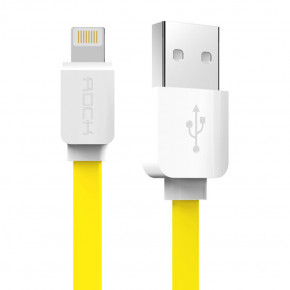  Rock Micro USB Flat 1M 2.1A Yellow