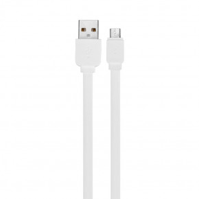  Rock Micro USB Flat 1M 2.1A White