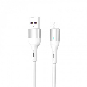  SkyDolphin S06V LED Smart Power USB - microUSB 1, White (USB-000558)