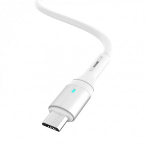  SkyDolphin S06V LED Smart Power USB - microUSB 1, White (USB-000558) 3