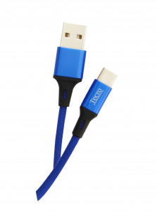  USB-Type-C Tecro 1m Blue (TC-0100BE)