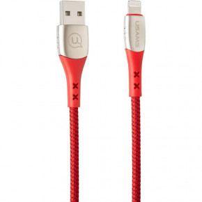  Lightning Usams US-SJ303 U-Tone Red 1.2m