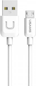  Usams US-SJ098 MicroUsb cable 1m White #I/S