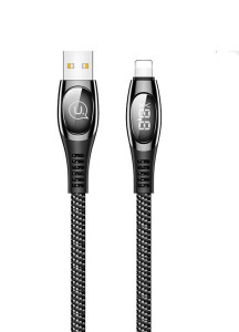  USB Usams Lightning U36 Black (US-SJ368)