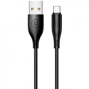  Usams US-SJ267 U18 Round Type-c Cable USB Type-C 2A 1m Black (SJ267USB01)