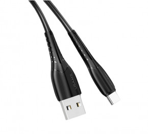   Usams US-SJ366 U35 USB Type-C 2A 1m Black (SJ366USB01) (1)