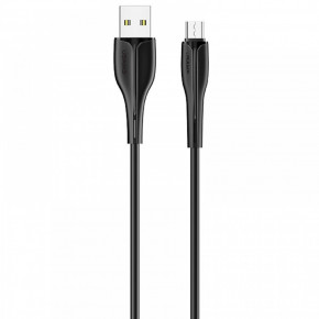  Usams US-SJ373 U38 USB Micro 2A 1m Black (SJ373USB01)