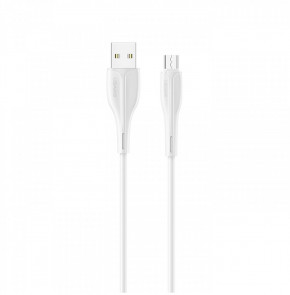   Usams US-SJ373 U38 USB Micro 2A 1m White (SJ373USB02) (0)