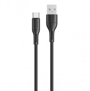  Usams US-SJ501 U68 USB Type-C 2A 1m Black (SJ501USB01)