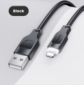  Usams US-SJ565 USB Lightning 2.4 A 1,2m Black (SJ565USB01) 3