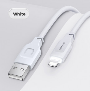   Usams US-SJ565 USB Lightning 2.4 A 1,2m White (SJ565USB02) (1)