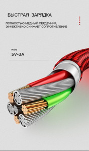   Usams U28 USB-microUSB Fast charging 5V-3A 10