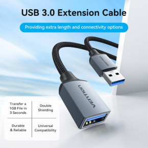  Vention USB 3.0 - OTG USB3, 1 m, Black (CBLHF) 5