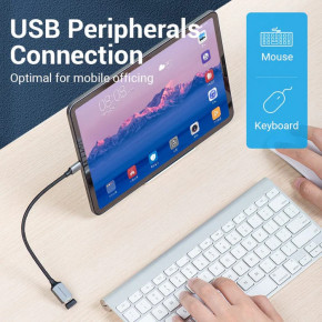  Vention USB Type-C USB Type-A Female 15 c Gray (CCXHB) 5