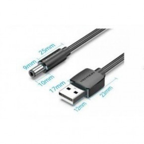  Vention USB - DC (M/M), 5.5 , 1 , Black (CEYBF) 4