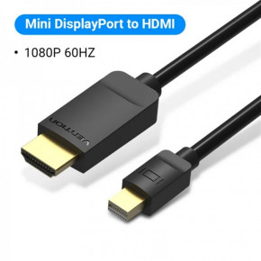  Vention MiniDisplayPort-HDMI, v1.4, 2 m, Black (HABBH) 3