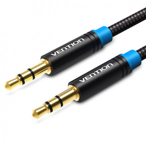  Audio Aux 3.5-3.5 Vention 1.5m Black (P350AC150-B-M)