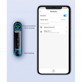    Baseus Bluetooth Qiyin AUX Black (12400) 4