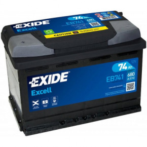   Exide 74Ah-12v EXCELL L EN680 (EB741)