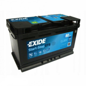   Exide 80Ah-12v EFB R EN720 (EL800)