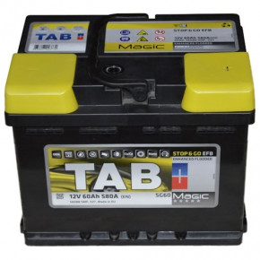   60 Ah/12V TAB EFB (0) Euro (212 060)