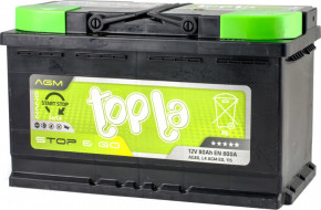   Topla 80 Ah/12V AGM Euro (0) (114 080)