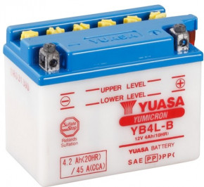   Yuasa 12V 4.2Ah YuMicron Battery YB4L-B () (YB4L-B)