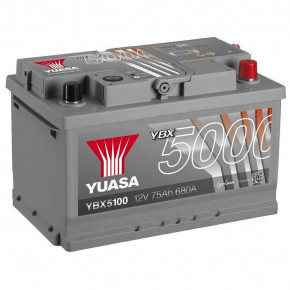   Yuasa 12V 75Ah Silver High Performance Battery YBX5100