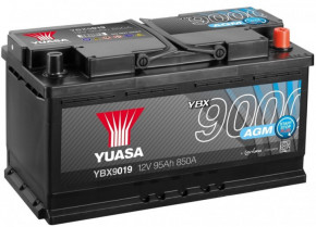   Yuasa 12V 95Ah AGM Start Stop Plus Battery (YBX9019)