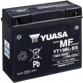   Yuasa 12V 19Ah MF VRLA Battery YT19BL-BS () (YT19BL-BS)