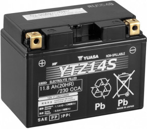   Yuasa 12V 11.8Ah High Performance MF VRLA Battery (YTZ14S)