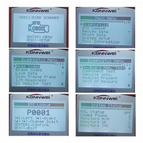  OBDII/EOBD Konnwei KW808 4