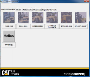    Caterpillar Lift Trucks Diagnozer 6