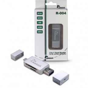  Argus USB2.0, Micro-USB/Lightning (R-004)