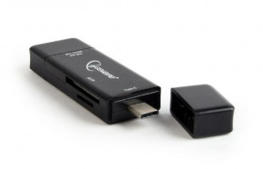  Gembird USB-MicroUSB 3.1 UHB-CR3IN1-01 Black