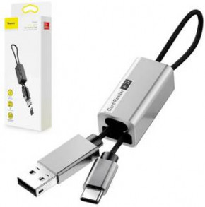  Baseus Pendant Card Reader USB Silver (ACDKQ-HG0S)