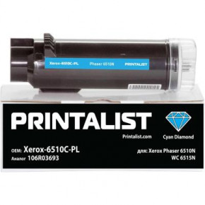    Printalist Xerox Phaser 6510N WC 6515NCyan (Xerox-6510C-PL)