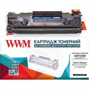   WWM PREMIUM Canon MF211/232/247 HP LJ M201/225  Canon 737/CF283X Black (CNT737EW-P)