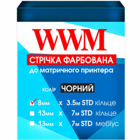  WWM 8  3.5 STD  Black (R8.3.5S5)