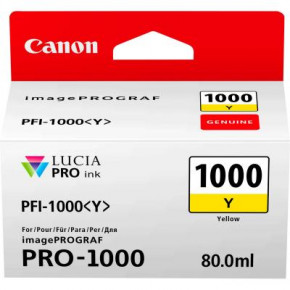  Canon imagePROGRAF Pro-1000 PFI-1000 Yellow (0549C001)