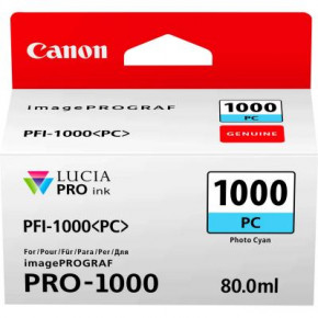  Canon imagePROGRAF Pro-1000 PFI-1000 Photo Cyan (0550C001)